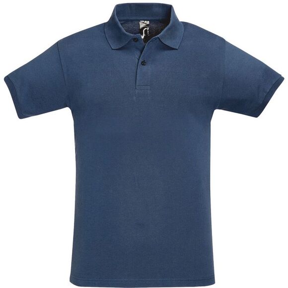 SOLS Mens Perfect Pique Casual Plain Basic Polo Shirt /T-Shirt /Top / Denim - Picture 1 of 7